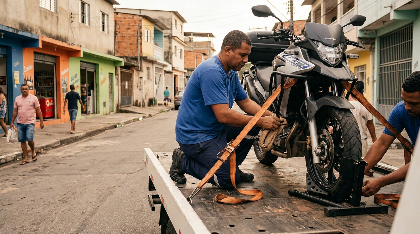 Guincho para Moto em Aparecida de Goiânia‑GO